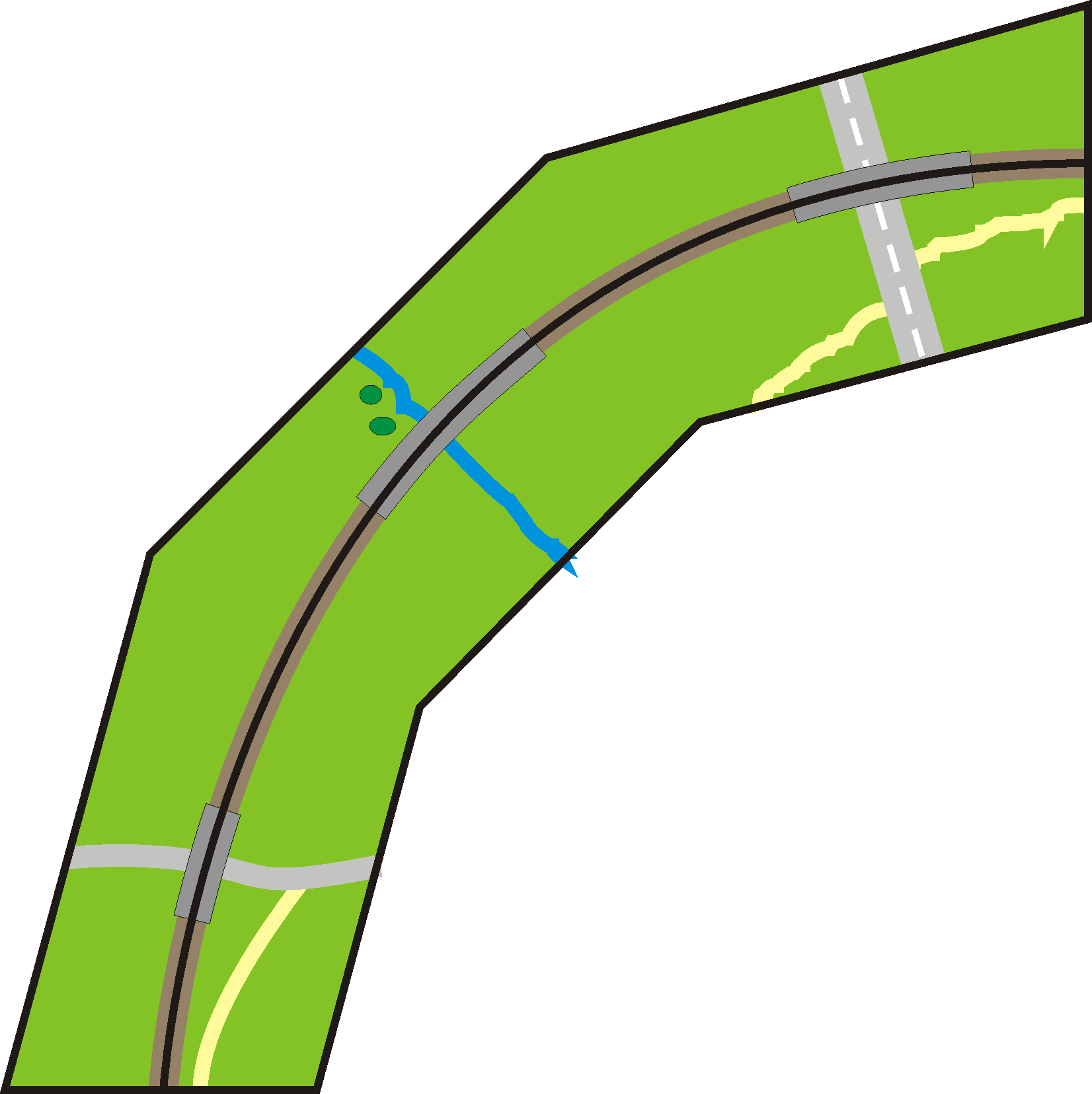 Brücken der Rottalbahn in Eggenfelden