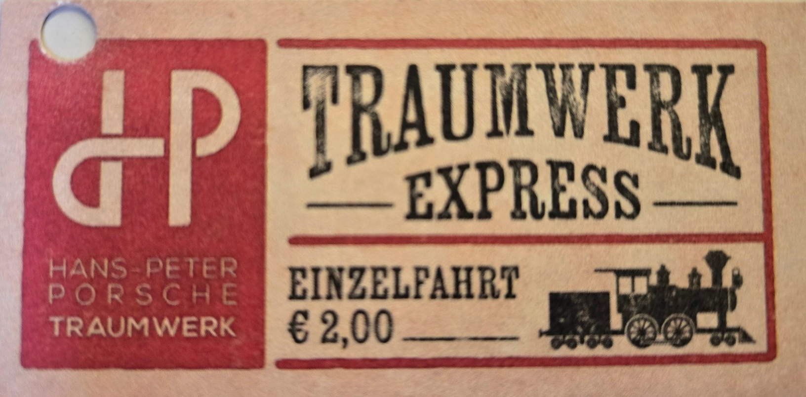 Fahrkarte Hans-Peter Porsche Express