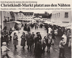 mec geschichte 1992 erster weihnachtsmarkt eg