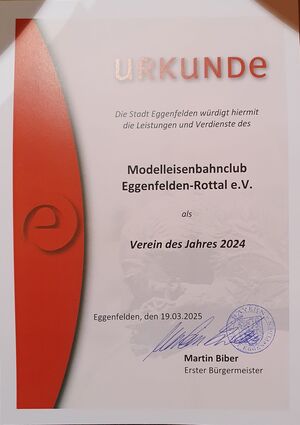 mec geschichte 20250321 Verein des Jahres 2